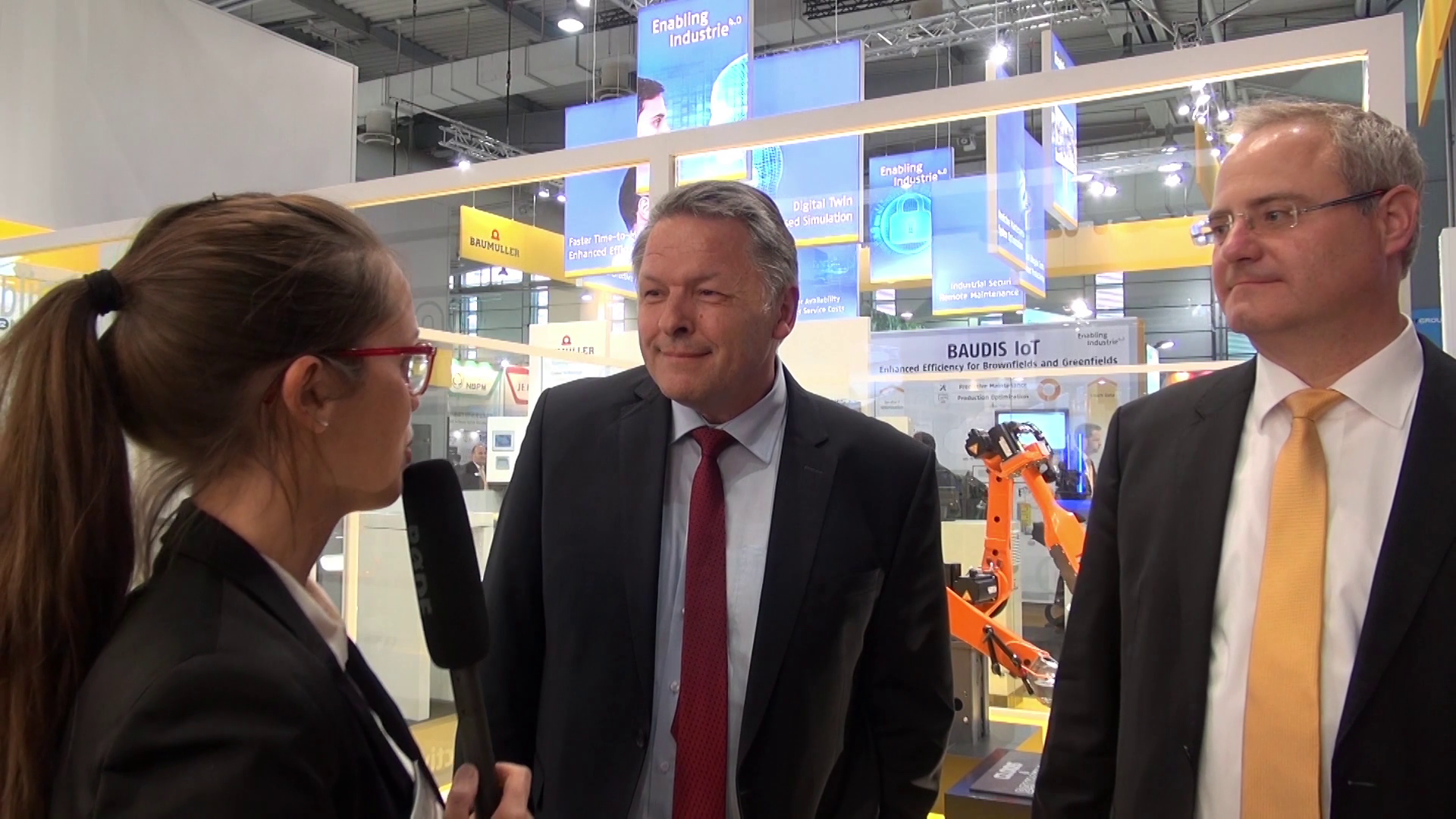 CLOOS auf der Hannover Messe 2018 - Industrie 4.0 bei CLOOS und Baumüller