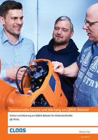 Service und Wartung am QIROX-Roboter für Elektrofachkräfte