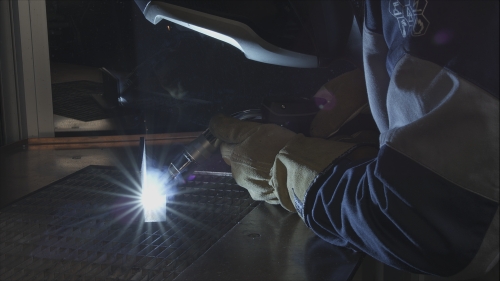 Brennerintegrierte Schweißrauchabsaugung