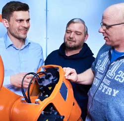 Service und Wartung am QIROX-Roboter